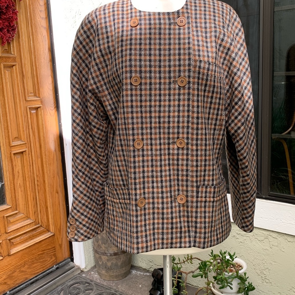 VINTAGE ESCADA Blazer Double Breast Dolman Sleeve